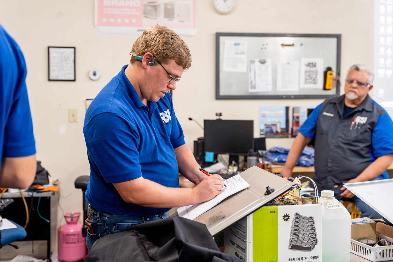 RSI HVAC student in class