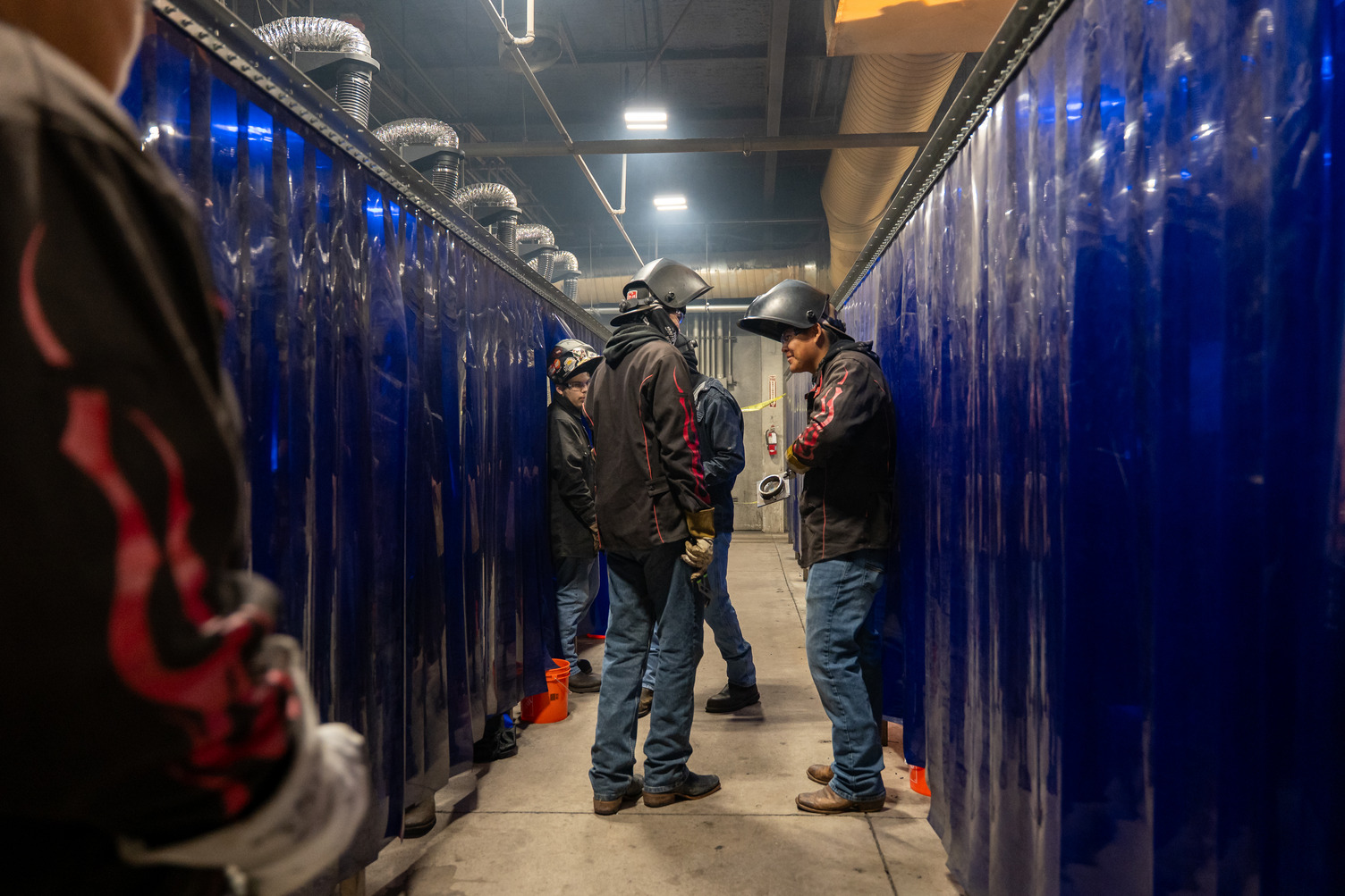 HS students at RSI welding competition